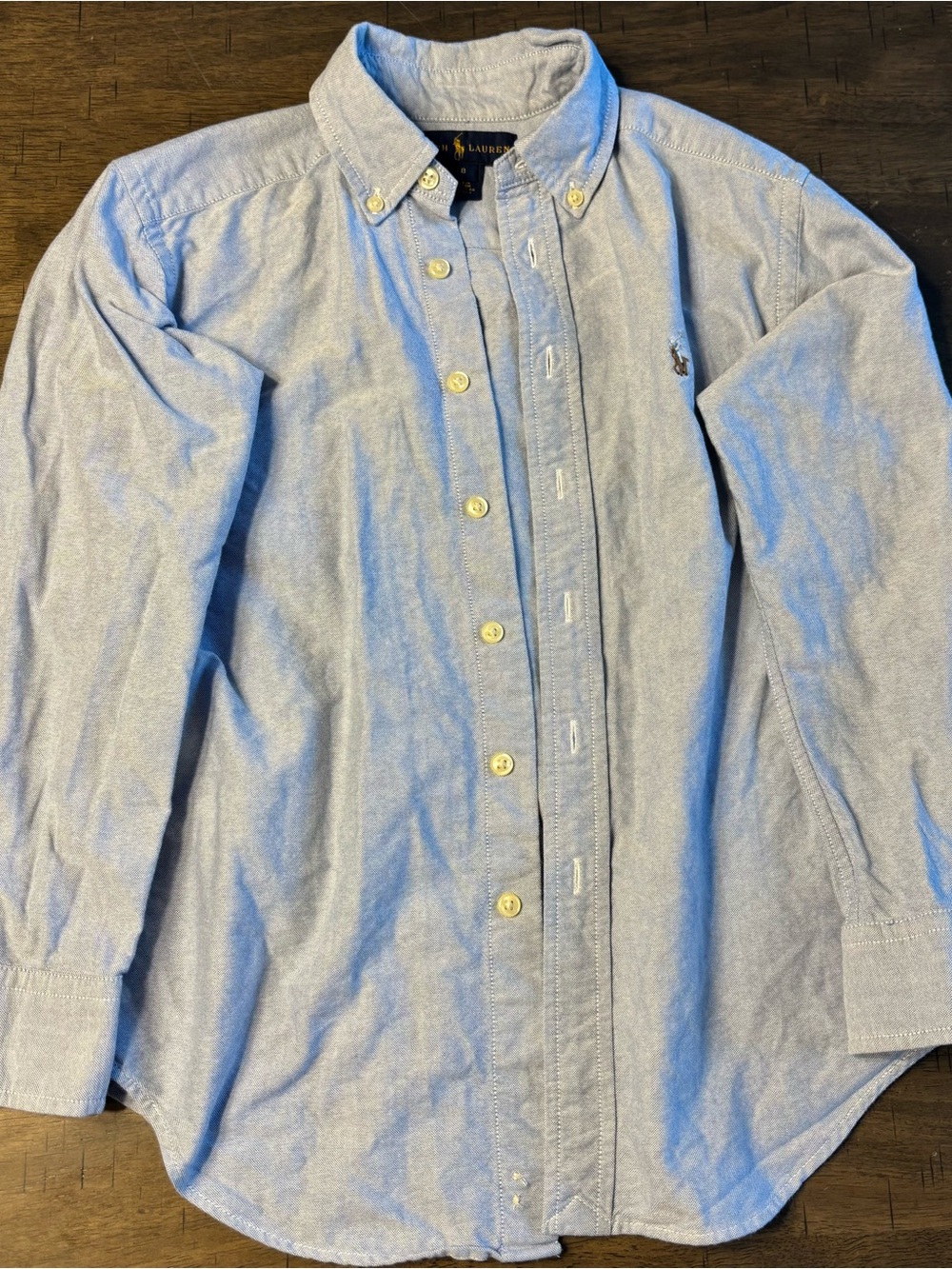 Ralph Lauren Light Blue Oxford Button-Down Shirt